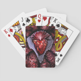 Baraja De Cartas Corazón en llamas