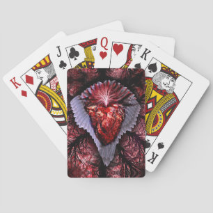 Baraja De Cartas Corazón en llamas