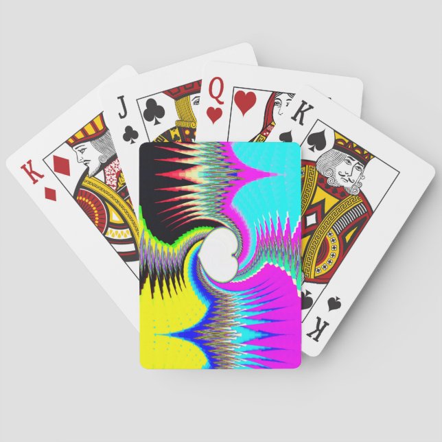 Baraja De Cartas Corazón espiral (Reverso)