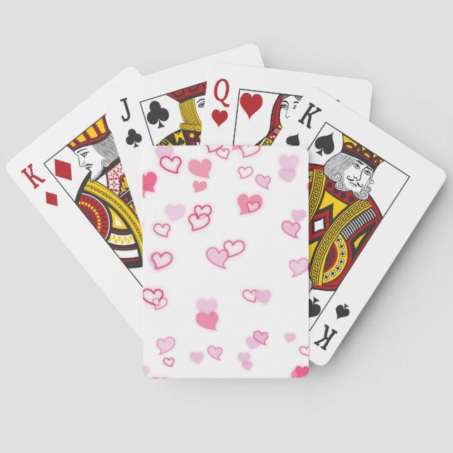 Baraja De Cartas Corazones (Reverso)