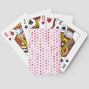 Baraja De Cartas Corazones de la acuarela