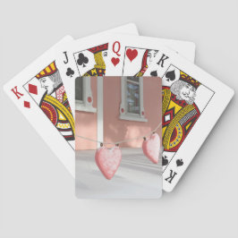 Baraja De Cartas Corazones de pan de jengibre en nieve - Viñedo de 