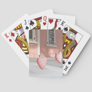Baraja De Cartas Corazones de pan de jengibre en nieve - Viñedo de 