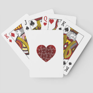 Baraja De Cartas Corazones desconcertados