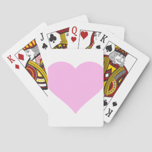 Baraja De Cartas Corazones rosas, amor incondicional_