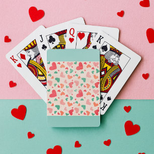 Baraja De Cartas Corazones Texturizados