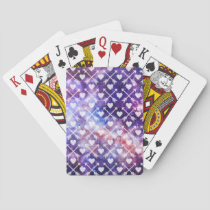 Baraja De Cartas Corazones y flechas galácticos