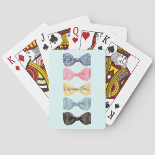 Baraja De Cartas Corbatas de lazo personalizadas