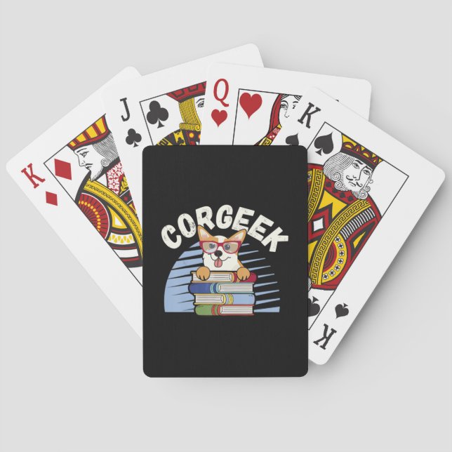 Baraja De Cartas Corgi Geek Corgeek (Reverso)
