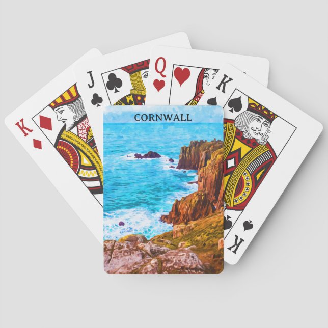 Baraja De Cartas Cornwall England (Reverso)