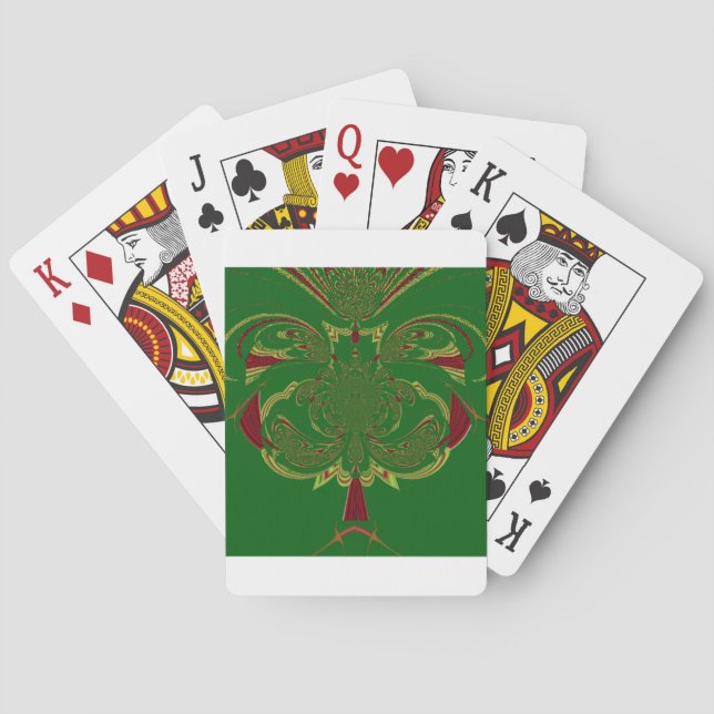 Baraja De Cartas Corona verde (Reverso)