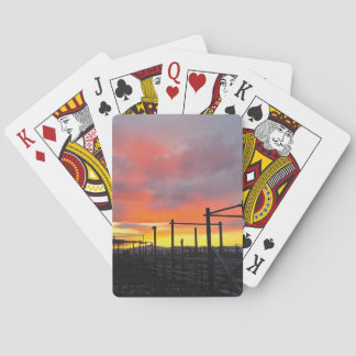Baraja de Cartas Corral al Atardecer