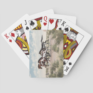 Baraja De Cartas Corre como el viento - Galloping Paint Horses