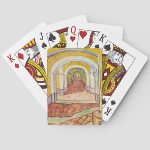 Baraja De Cartas Corredor en el Asilo (por Vincent van Gogh)