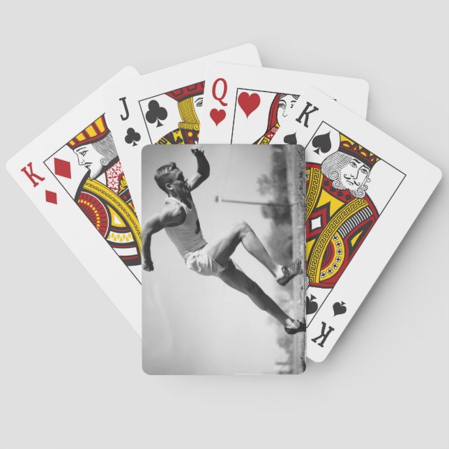 Baraja De Cartas Corredor masculino (Reverso)