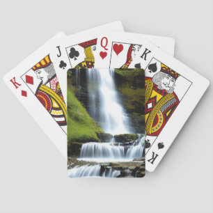 Baraja De Cartas Corrientes de hermosa cascada