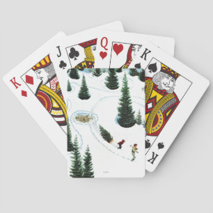 Baraja De Cartas Corte del árbol