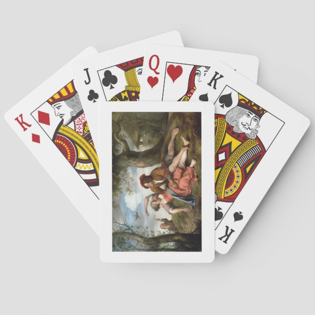 Baraja De Cartas Corte Rústica (Reverso)