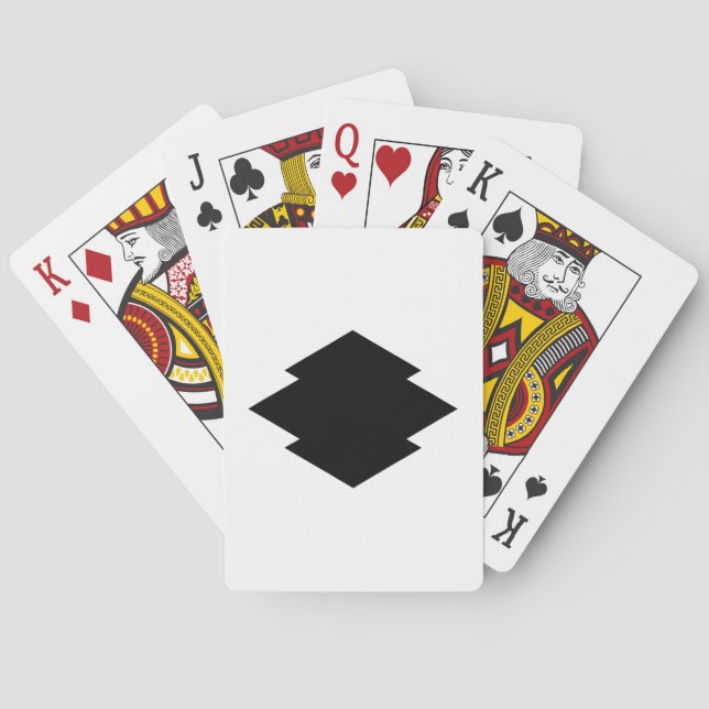Baraja De Cartas Corteza de pino rómbico (Reverso)