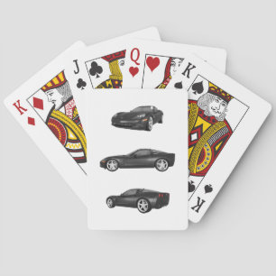 Baraja De Cartas Corvette negro