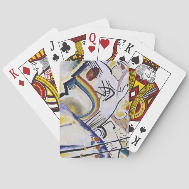 Baraja De Cartas Cosacos de pintura abstracta expresionista de Kand (Reverso)