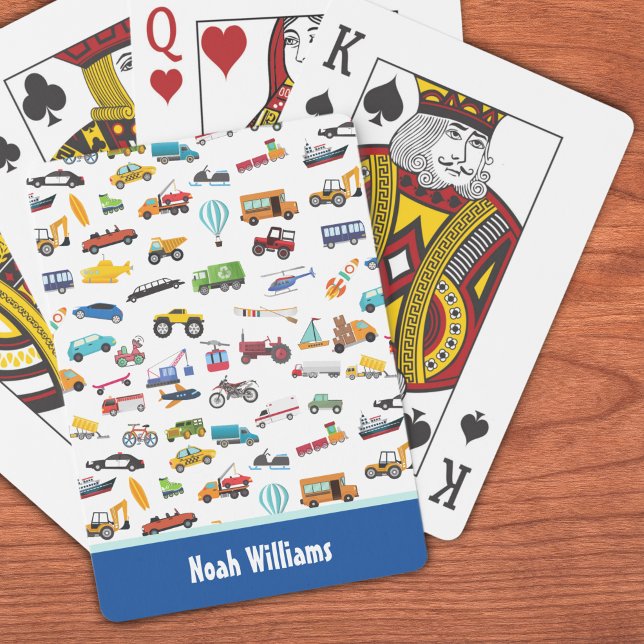 Baraja De Cartas Cosas De Niño Pequeño Que Mueven Carros De Vehícul (Subido por el creador)