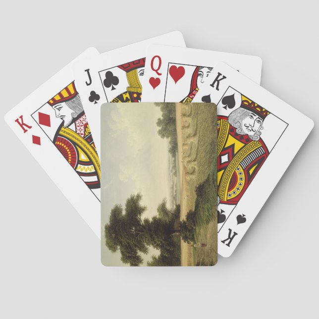 Baraja De Cartas Cosecha (aceite sobre lienzo) (Reverso)