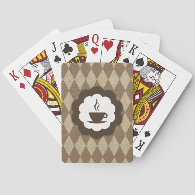 Baraja De Cartas cosecha de café (Reverso)