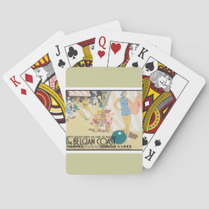 Baraja De Cartas Costa Belga Vintage Bélgica