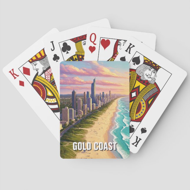 Baraja De Cartas Costa de Oro Viajes Australia (Reverso)