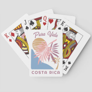 Baraja De Cartas Costa Rica Motto Pura Vida