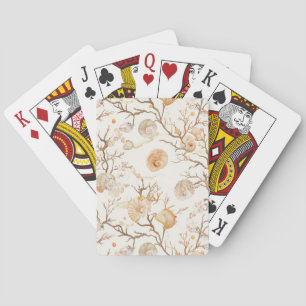 Baraja De Cartas Costa Rústica - Aguas marinas, pez estrella, arrec