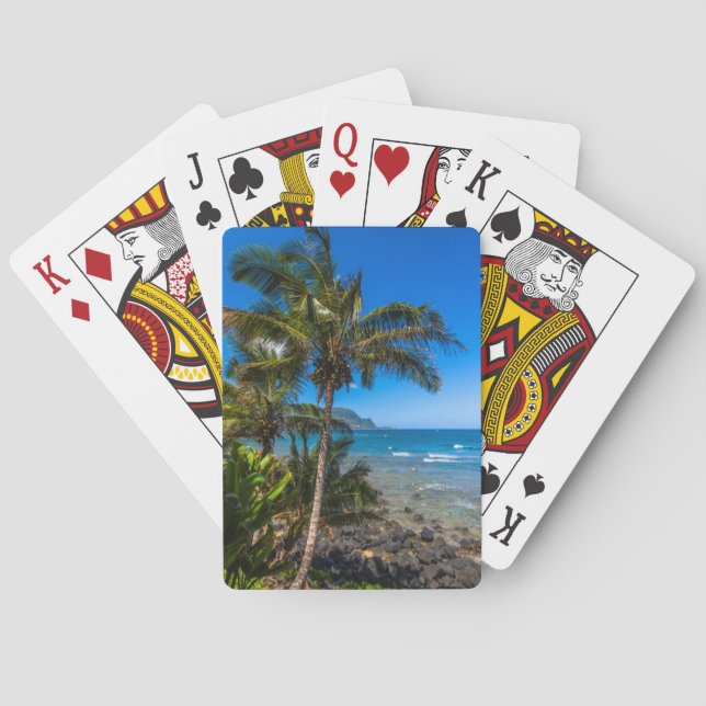 Baraja De Cartas Costa tropical (Reverso)