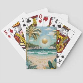 Baraja De Cartas Costas doradas