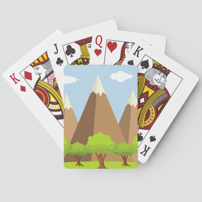 Baraja De Cartas Costas Forestales Y De Montaña (Reverso)