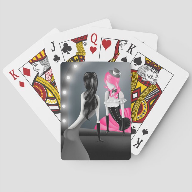 Baraja De Cartas Costume Makes the Clown Playing Cards (Reverso)