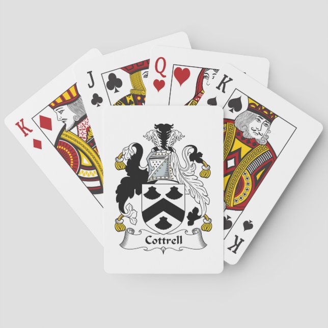 Baraja De Cartas Cottrell Family Crest (Reverso)
