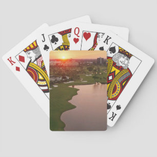 Baraja De Cartas Country Club at sunset, Aventura, Florida