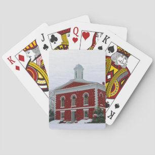 Baraja De Cartas Courthouse Snow