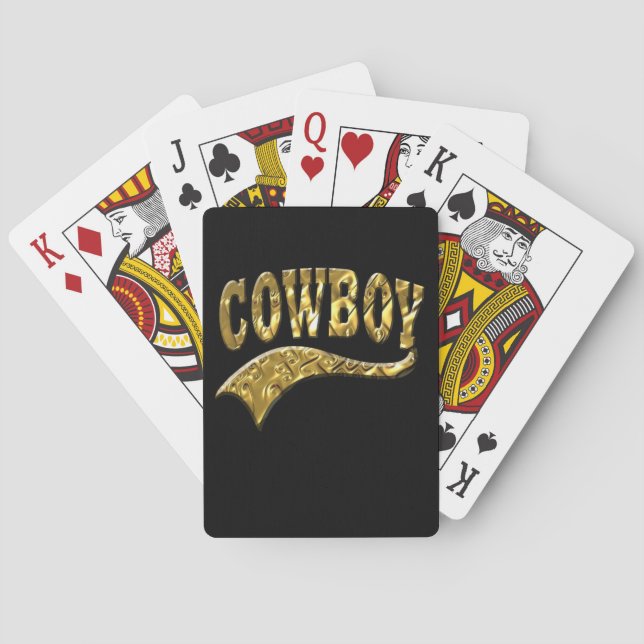 Baraja De Cartas Cowboy (Reverso)