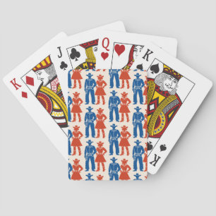 Baraja De Cartas Cowboy & Cowgirl Americana