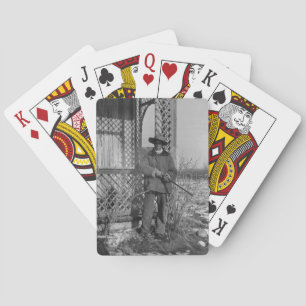 Baraja De Cartas Cowboy Rancher o canadiense fuera del viejo oeste