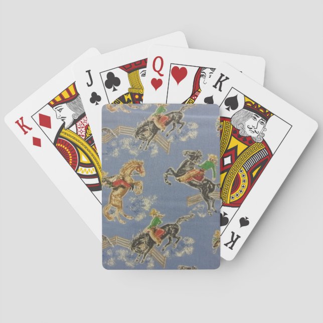 Baraja De Cartas Cowgirl Bronc Rider (Reverso)