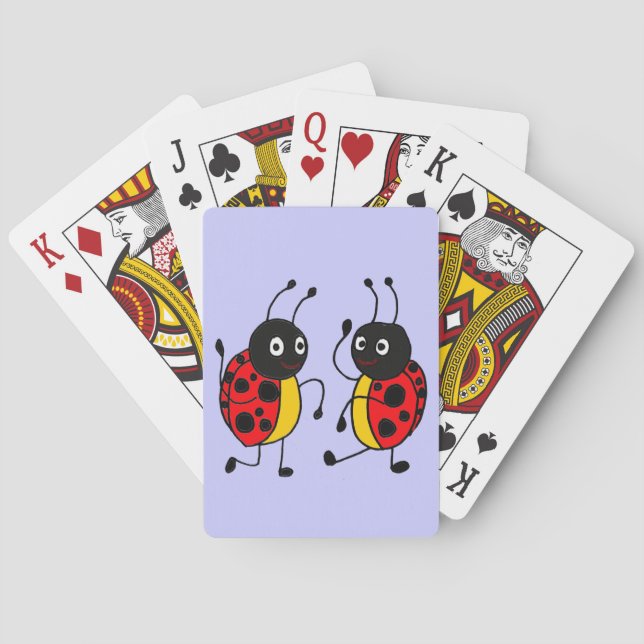 Baraja De Cartas CR- Dancing Ladybugs Playing Cards (Reverso)