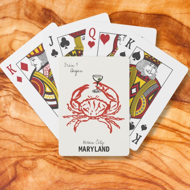 Baraja De Cartas Crab Maryland Boda (Subido por el creador)