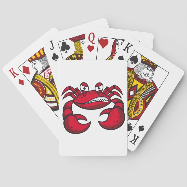 Baraja De Cartas Crabby Rojo (Reverso)