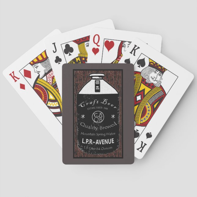 Baraja De Cartas Craft Beer Producer Jug (Reverso)