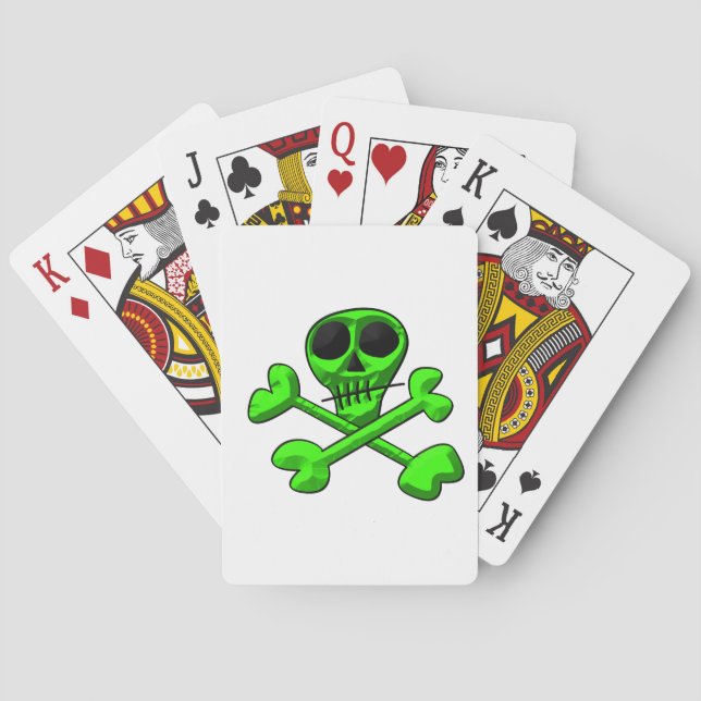 Baraja De Cartas Cráneo (Reverso)
