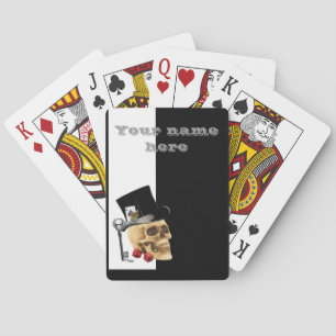 Baraja De Cartas Cráneo divertido