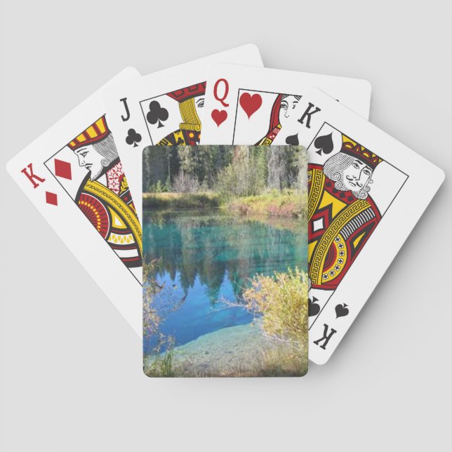 Baraja De Cartas Crater Lake Oregon (Reverso)